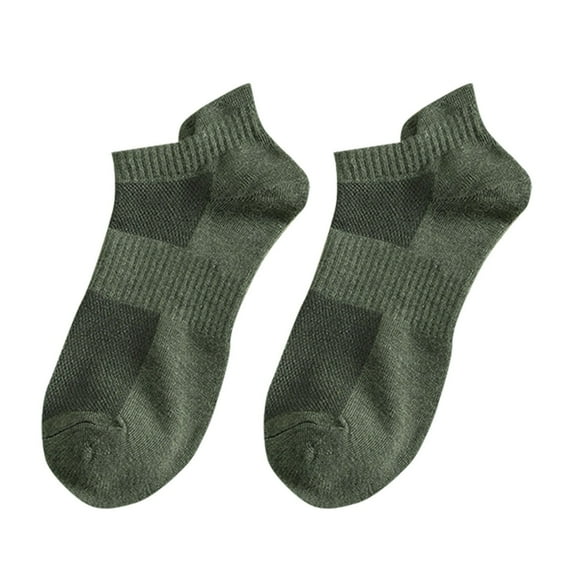 yunLCZ Ankle Socks Men's Thin Breathable And Sweat Absorbing Low Top Summer Shallow Mouth Sweat Absorbing Cotton Socks Moisture Wicking Socks AG