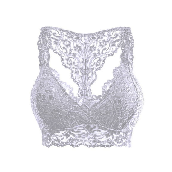 yunLCZ Comfortable Wireless Bra Sexy Underwear For Women New Plus Size Vest Crop Wire Free Bra Lingerie V Neck Lingerie S 3XL T-Shirt Bra