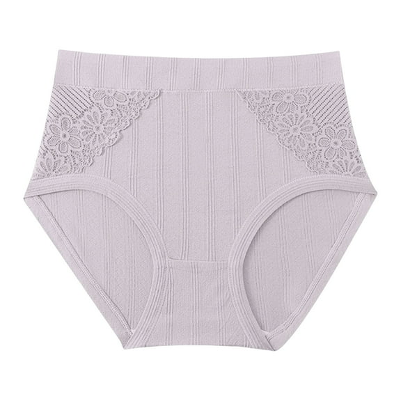 yunLCZ Comfortable Wireless Bra Women Solid Color Cotton V Neck High Waist Lace Abdominal Briefs T-Shirt Bra Grey S