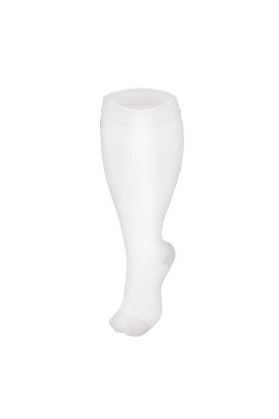 yunLCZ Compression Socks for Men Women Compression Socks for Women & Men Circulation ) 15-20 mmHg is Best Support for Athletic Running Cycling Nylon,Spandex White XXXXL