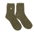 thumbnail image 1 of yunLCZ Compression Socks for Women Socks for Men Women Compression Ankle Support Socks Women Men Coolmax Wicking Cushioned Athletic Plantar Fasciitis Coral Fleece Coffee One Size, 1 of 4