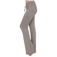 thumbnail image 1 of yunLCZ Pants Plus Size for Women Women's Yoga Wear Drawstring Micro Pants Dance Pants Exercise Yoga Wide Leg Pants Pants Casual Lounge Sweatpants, 1 of 4