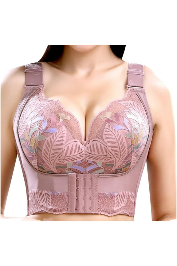 yunLCZ Push Up Everyday Bras Bras For Women Full Coverage Support Liftup No Underwire Bralettes Soft Comfort Hide Corset Top Bras