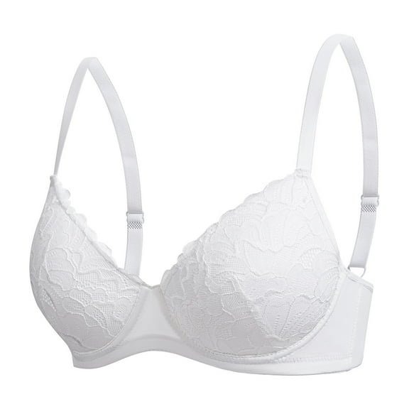 yunLCZ Push Up Everyday Bras Women's Sexy Comfortable Strapless Non Slip Folding Traceless And Ring Summer New Bra T-Shirt Bra White 80B
