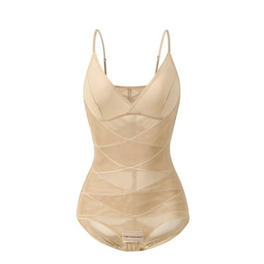 yunLCZ Shapewear for women Body Shaper For Women Shapewear Compression Tanks Tops V Neck Camisoles With Built In Bra