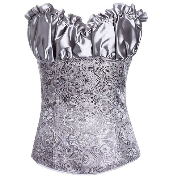 yunLCZ Shapewear for women Corset Tops For Women Bustier Shapewear Sleepwear Lace Waist Push Up Bodysuit