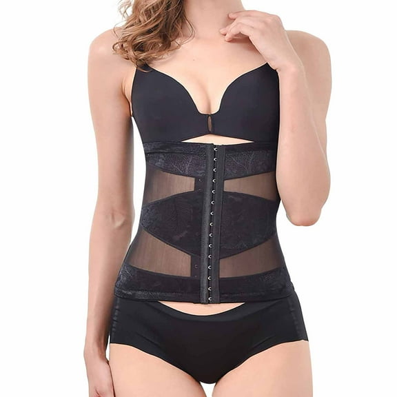 yunLCZ Shapewear for women Women Solid Suspender BodySuit Shaping Button Puerperant Abdominal Contractions Waist Belt