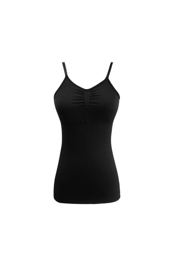 yunLCZ Shapewear for women Women's Shaper Tummys Control Padded Bra Camisole Cami Seamless Compression Tank Top Shapewear Body Shaper