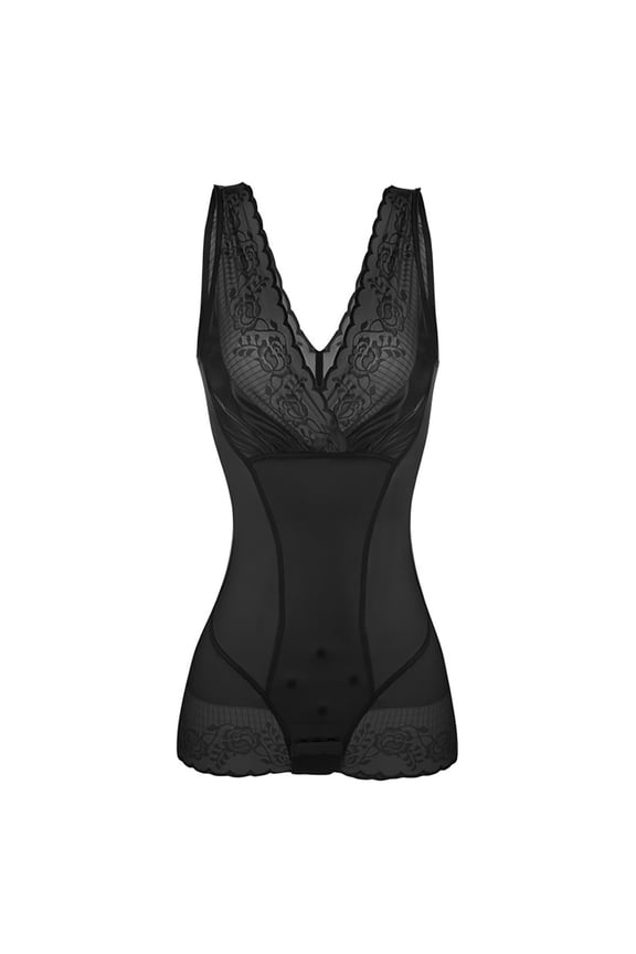 yunLCZ Shapewear for women Women's Summer Buckle Ice Silk Abdominal Corset Body Shaping Body Ultra Thin Female Shape Jumpsuit