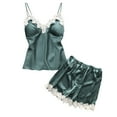 thumbnail image 1 of Gkeoshab Silk Pajamas for Men Women'S Suspenders Similar To Underwear Home Pajamas Two Piece Lace Suspenders Home Clothes Suit Sleepdress, 1 of 2
