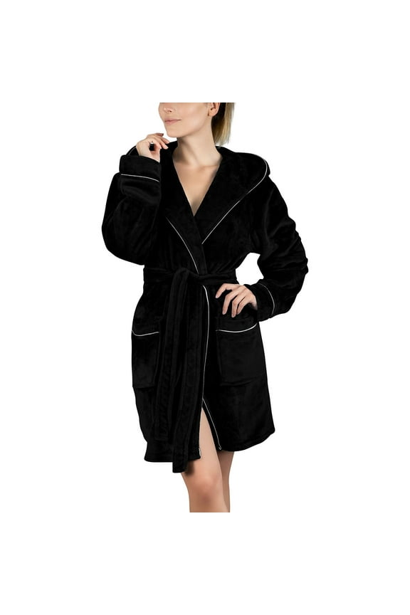 Silk Pajamas for Men Women Winter Coat Jacket Plush Shawl Fluffy Bathrobe Home Clothes Long Sleeved Robe Hooded Soft Coat Nightdress for women