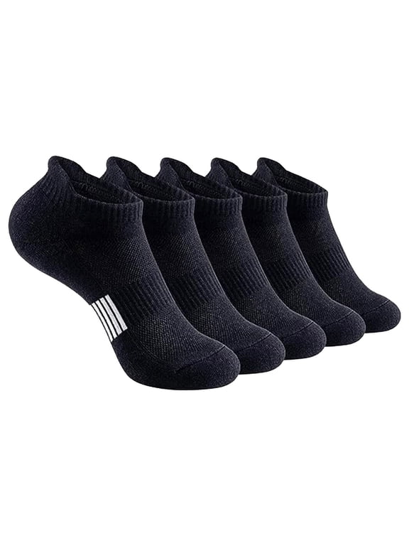 Socks Compression Socks for Women Compression Ankle Support Socks Women Men Coolmax Wicking Cushioned Athletic Plantar Fasciitis Polyester Black One Size