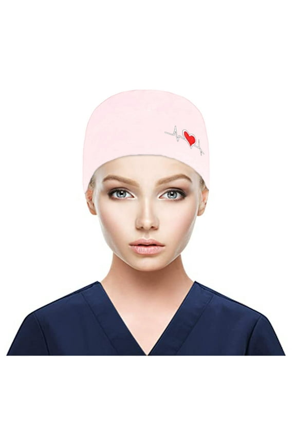 yunLCZ Solid Women Chemo Hat Stretchy Turban Beanie,Pre Tied Chemo Head Scarf Beanie Cover Cap for Women polyester Pink One Size