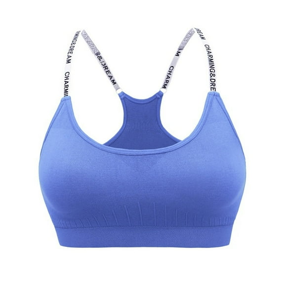 yunLCZ Sports Bra for Women Sports Bras - Padded Seamless High Impact Support for Yoga Workout Fitness