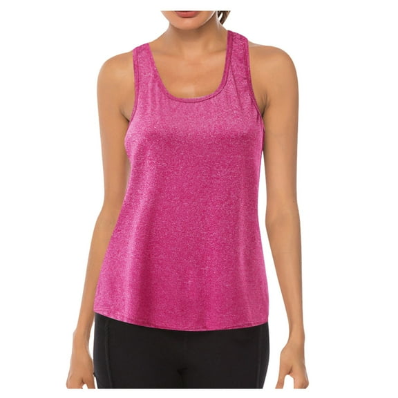 yunLCZ Square Neck Tank Top Women Workout Tops Mesh Racerback Yoga Tank Shirts Gym Running Tops Summer Sleeveless Tops