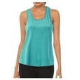 thumbnail image 1 of yunLCZ Square Neck Tank Top Women Workout Tops Mesh Racerback Yoga Tank Shirts Gym Running Tops Summer Sleeveless Tops, 1 of 4