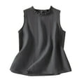 thumbnail image 1 of yunLCZ Square Neck Tank Top Women's Cotton And Linen Vest Tops For Women's Sleeveless Inner Shirts For Summer New Styles For Collar Base Shirt Vest Strap Summer Sleeveless Tops, 1 of 3