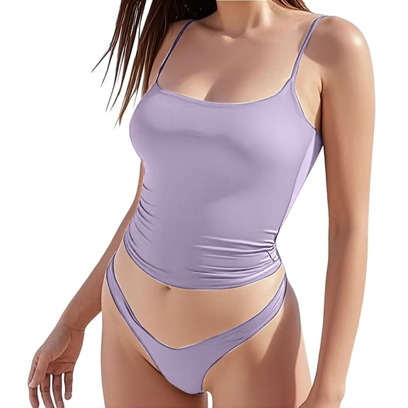 yunLCZ Square Neck Tank Top Women's Sexy Square Neck Tank Top Summer Y2K Going Out Basic Shirt Summer Sleeveless Tops