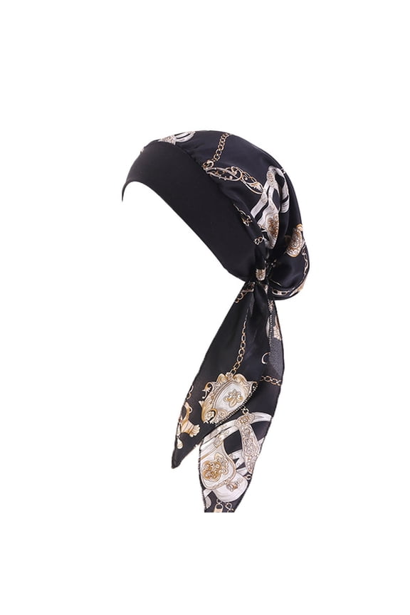Sun Hats for Women Square Silk Like Head Scarf - Women's Fashion Satin Scarf Bandana for Hair Wrapping at Night. Polyester Multicolor One Size Beach Hat Cowboy Hat Bucket Hat