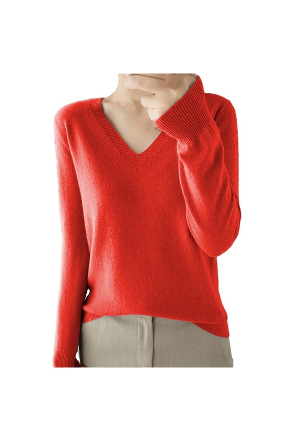 yunLCZ Sweatshirt Modal Soft Cropped Sweatshirts for Women Long Sleeve Crew Neck Pullover Crop Top Polyester,Spandex Red L