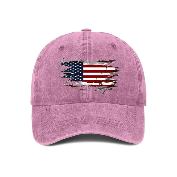 yunLCZ USA Flag Baseball Cap For Men Women Vintage Striped Bhutanese America Flag Hat Baseball Cap