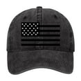 thumbnail image 1 of yunLCZ USA Flag Baseball Cap For Men Women Vintage Striped Bhutanese America Flag Snapback Hat Baseball Cap, 1 of 3