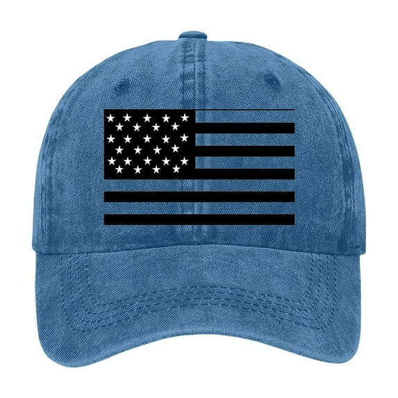 yunLCZ USA Flag Baseball Cap For Men Women Vintage Striped Bhutanese America Flag Snapback Hat Baseball Cap