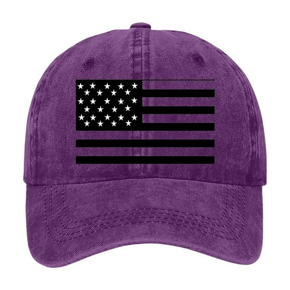 yunLCZ USA Flag Baseball Cap For Men Women Vintage Striped Bhutanese America Flag Snapback Hat Baseball Cap
