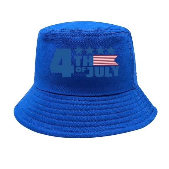 yunLCZ USA Flag July 4 Independence Day American Honors Bucket Hat Adult Unisex Fishing Sun Hat Black Unisex Vintage