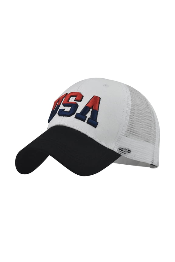 250 Anniversary Usa Hat USA Flag Male Female Neutral Summer America Flag Embroidery Grid Baseball Caps Adjustable Hat Visors Baseball Cap Beach Hat Cowboy Hat Bucket Hat