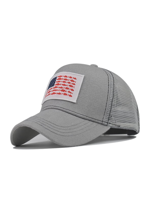 250 Anniversary Usa Hat USA Flag Women Summer Fashion Beach Adjustable Washable Cotton Mesh Baseball Cap Sun Hat Outdoors Hat Unisex Vintage Beach Hat Cowboy Hat Bucket Hat