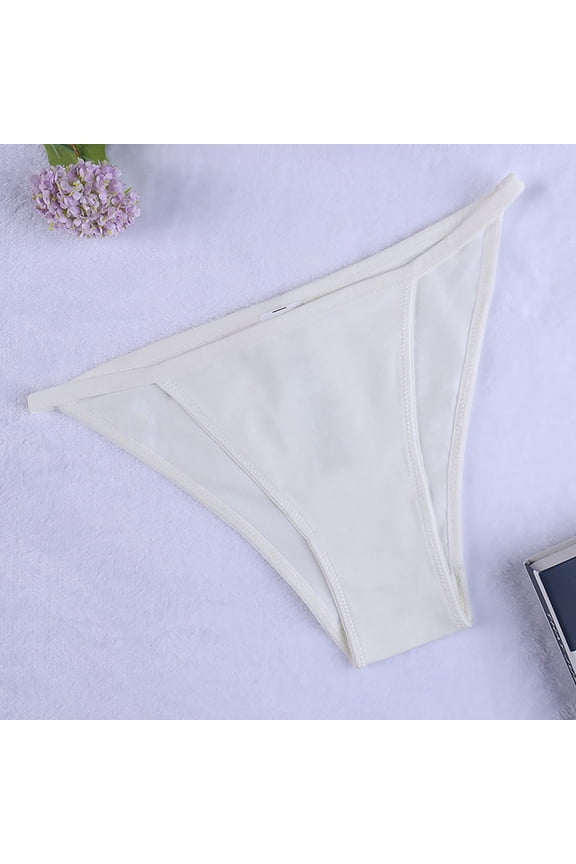 yunLCZ Underwear for Women Cotton Cotton Underwear For Women Plus Size String Bikini Waist Underwear High Cut Ladies Briefs Wasit Hipster Brief Panties for Ladies