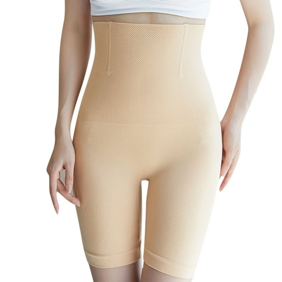 yunLCZ Underwear for Women Cotton Lady High Waist Trainer Tummy Control Thong Seamless Underwear Shaper Shapewear Wasit Hipster Brief Panties for Ladies