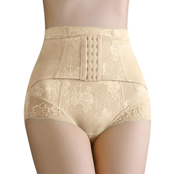 yunLCZ Underwear for Women Cotton Women Tummy Control Body Shaper High Waist Short Trainer Corset Slimming Panties Shapewear Butt Lifter Underwear Stretch Cool Underwear for Women