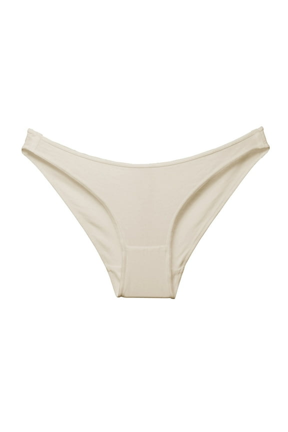 yunLCZ Underwear for Women Cotton Bikini Panties Womenâs Low Rise String Soft Breathable Underwear No Show Stretch Cool Underwear for Women