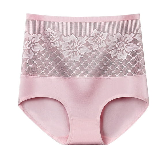 yunLCZ Underwear for Women Cotton Underwear For Women Seamless Bikini Regular Absorbency Underwear Wasit Hipster Brief Panties for Ladies