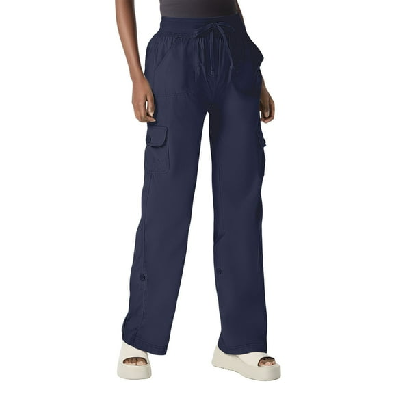 yunLCZ Wide Leg Pants Woman Cargo Pants For Women High Waisted Wide Leg Casual Pants Y2k Streetwear Trousers With 6 Pockets Business Work Casual Pants