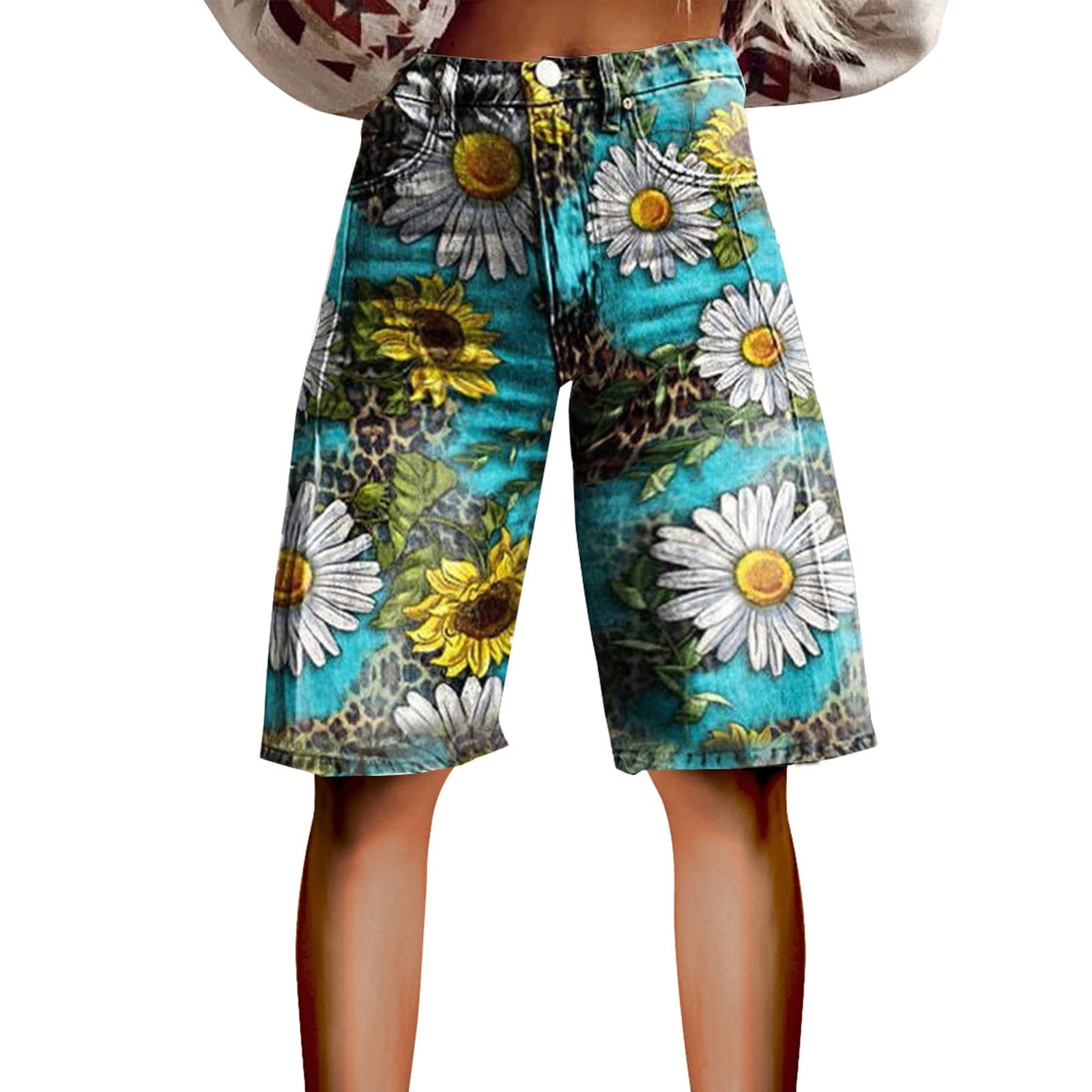 Women's Trendy Wide Leg Denim Shorts