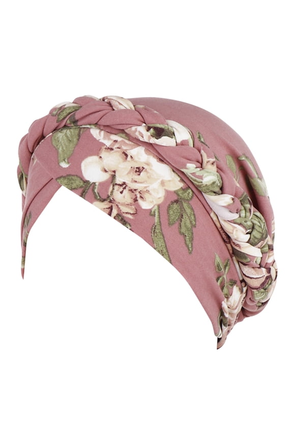 yunLCZ Women Headbands Wide Hair Wrap Extra Turban Head Bands for Lady Large Sport Workout Stretch Non-slip Big Hair Bands Polyester Pink One Size
