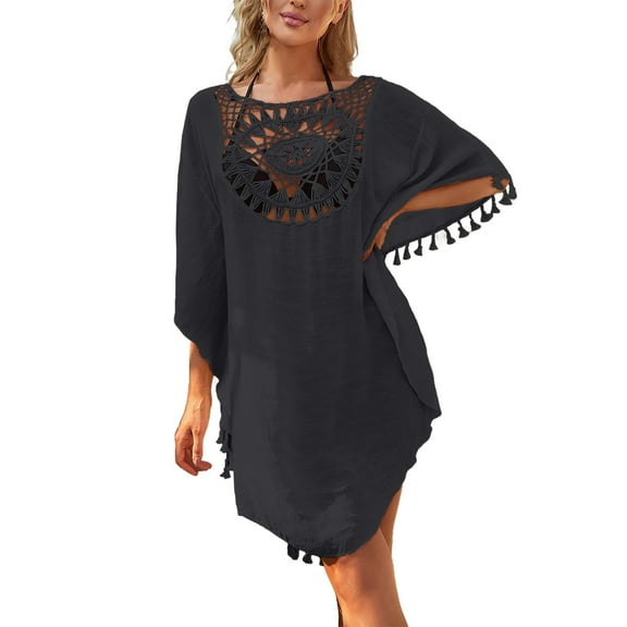 yunLCZ Women High Waisted Bikini Sets Off The Shoulder Cutout Loose Plus Size Fringed Bikini Top With A Beach Cover Up Shirt Summer Swimsuit Bikinis Set