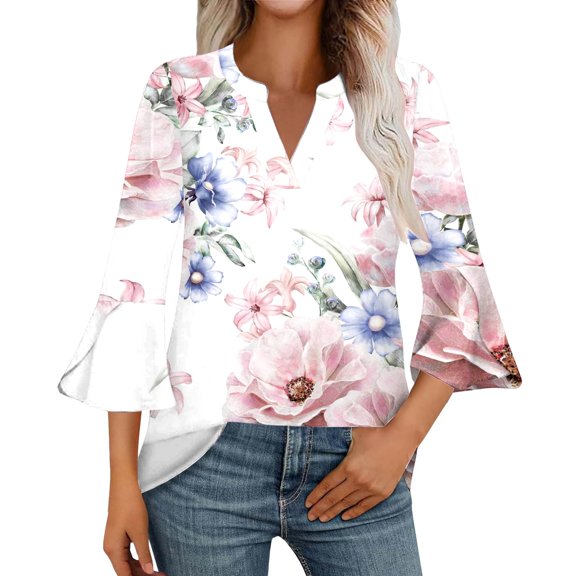 yunLCZ Women's Button Down Shirts Women's Short Sleeved Solid Color Pocket V Neck Loose T Shirt Top Work Office Casual Blouse