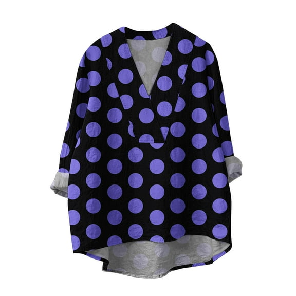 yunLCZ Women's Button Down Shirts Cotton Linen Shirts For Women 2025 V Neck Long Sleeve Tops Summer Trendy Blouses Casual Loose Tunic Tops Women's Button Down Shirts