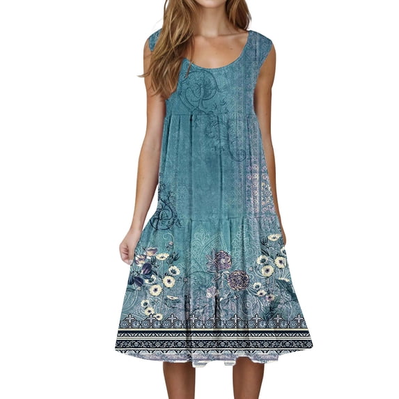 yunLCZ Women's Button Down Shirts Summer Dresses For Women Plus Size Beach Dress Casual Sundresses Sexy Sleeveless Dress Flowy Midi Dresses Going Out Fashion Clothes
