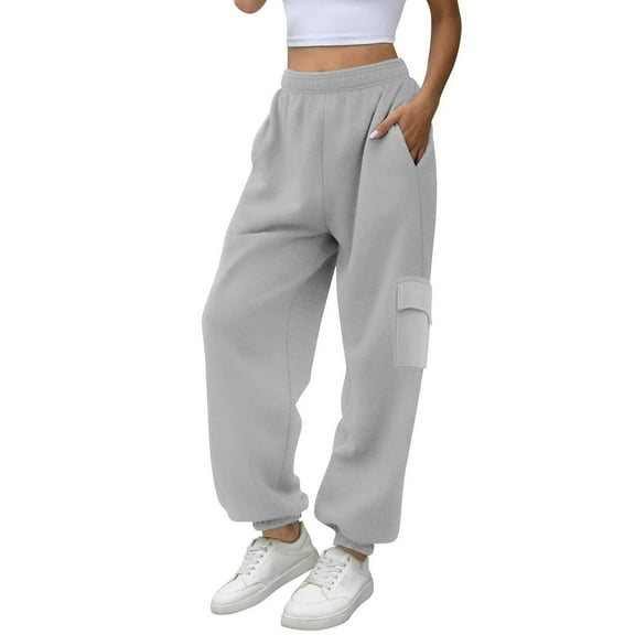 yunLCZ Women's Casual Plus Size Pants Fashion Pants For Women Casual Gradient Print Bottom Sweatpants Pockets High Waist Sporty Gym Athletic Fit Jogger Pants Trousers Work Clothes for Office