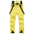 thumbnail image 1 of yunLCZ Women's Casual Plus Size Pants Women's Blocking Skiing Windproof Warm Breathable Couple's Ski Pants Casual Lounge Sweatpants, 1 of 4