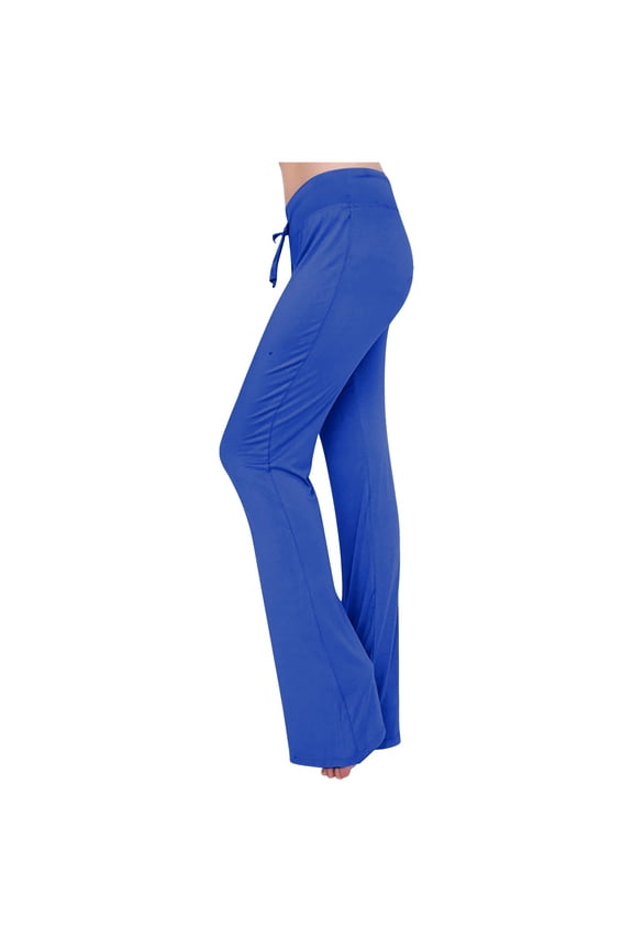 Women's Casual Plus Size Pants Women's Yoga Wear Drawstring Micro Pants Dance Pants Exercise Yoga Wide Leg Pants Pants Work Clothes for Office