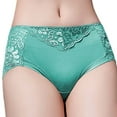 thumbnail image 1 of yunLCZ Women's Cotton Underwear High Waist 2023 Women's Mid Waist Lace Panties Hip Lifting Transparent Women's Triangular Pure Cotton Crotch Underpants, 1 of 3