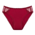 thumbnail image 1 of yunLCZ Women's Cotton Underwear High Waist Bikini Bottoms For Women Menstruation Swim Shorts Bikini Bottoms Mid Waist For Lady Wasit Hipster Brief Panties for Ladies, 1 of 4