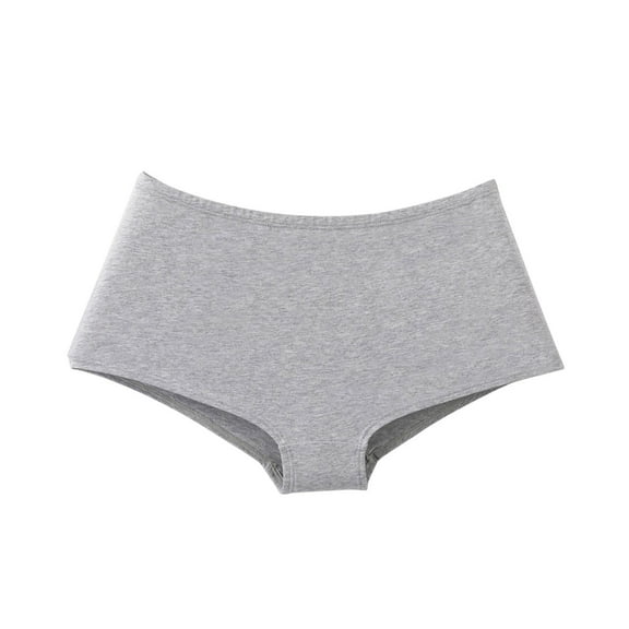 yunLCZ Women's Cotton Underwear High Waist Cotton Panties Women'S Plus Size Boxers Leggings Hip Raiser Boxers Wasit Hipster Brief Panties for Ladies