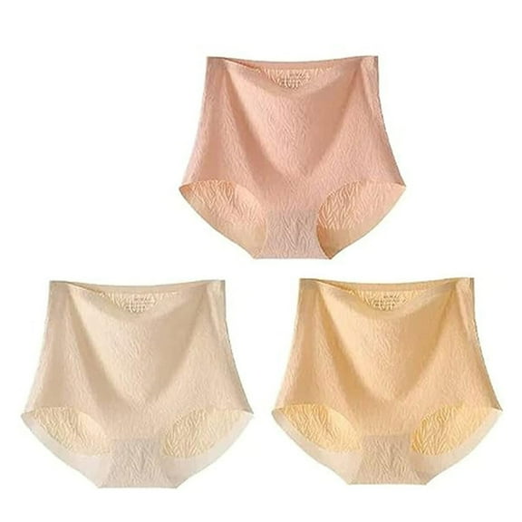 yunLCZ Women's Cotton Underwear High Waist Definiteg Fresh Seamless High Waist Hip Lifting Panties Women's Shapewear Control Panties